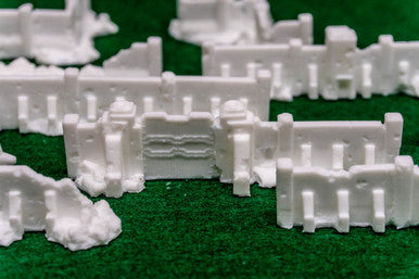 6mm (Epic) Fortress Wall Set (Resin) - 285MEV148