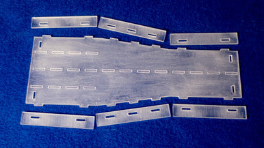 6" Straight Transition Section, 2 Lane to 4 Lane - 285ROAD161-1