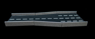 6" Straight Transition Section, 2 Lane to 4 Lane - 285ROAD161-1