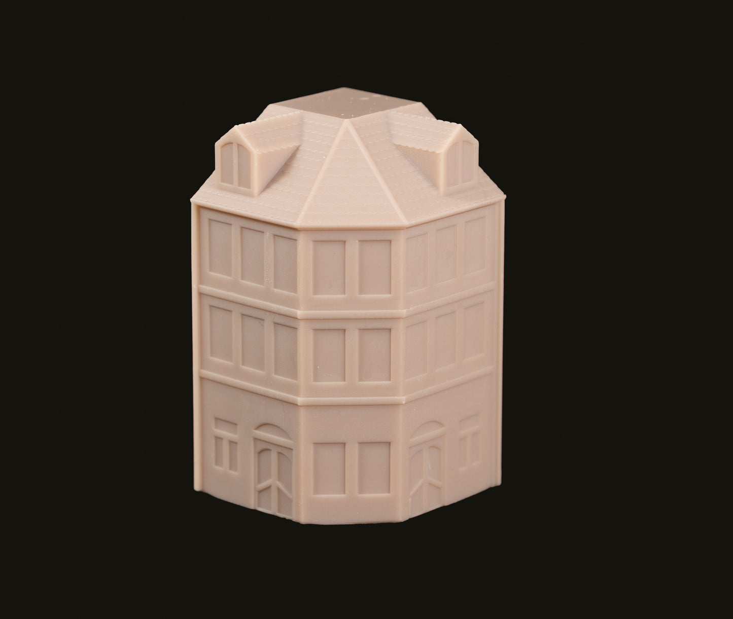 6mm Town Building, Corner - 285SLA112