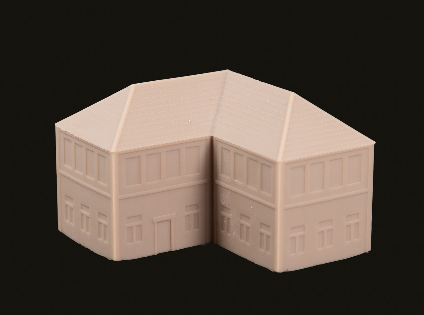 6mm Town Building, Corner - 285SLA115