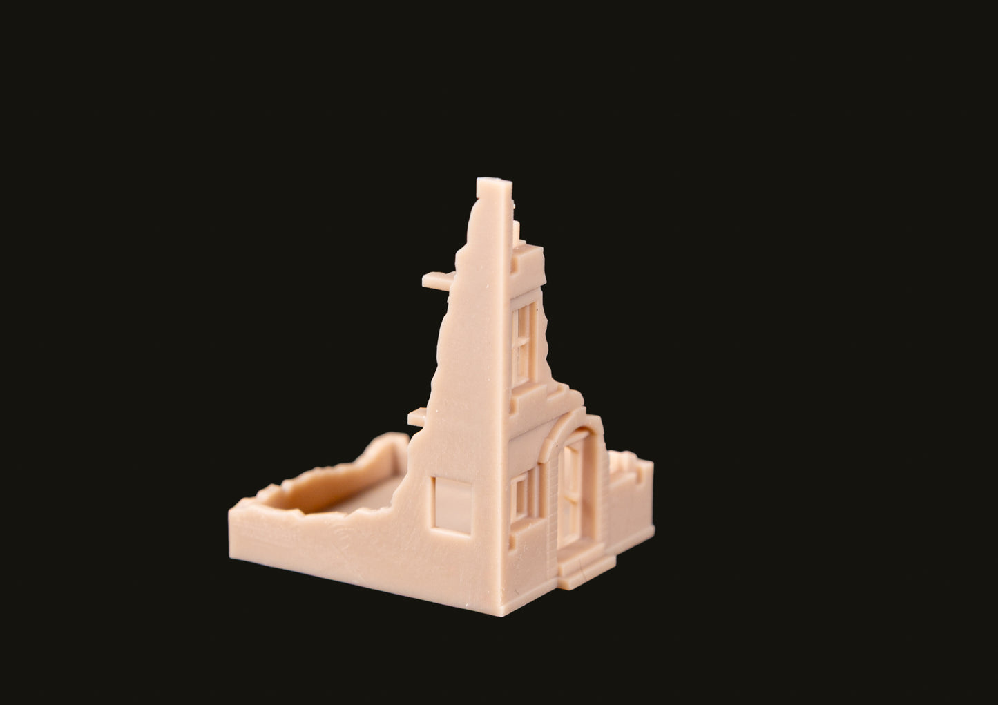 6mm European Ruined City Building - 285SLA148