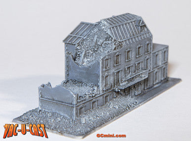 6mm Large Ruined Building - 285VAC001