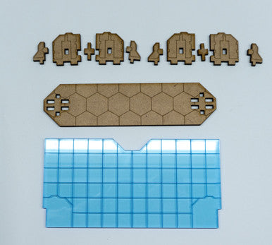 Force Field Wall Section, 6" long