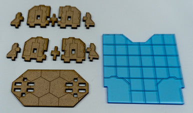 Force Field Wall Section / Gate, 3" long