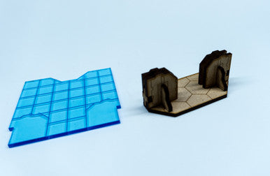 Force Field Wall Section / Gate, 3" long