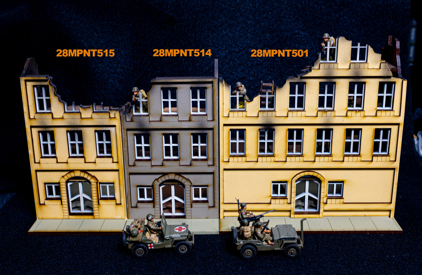 28mm European Building - 28MMDF501 (Painted and Assembled)