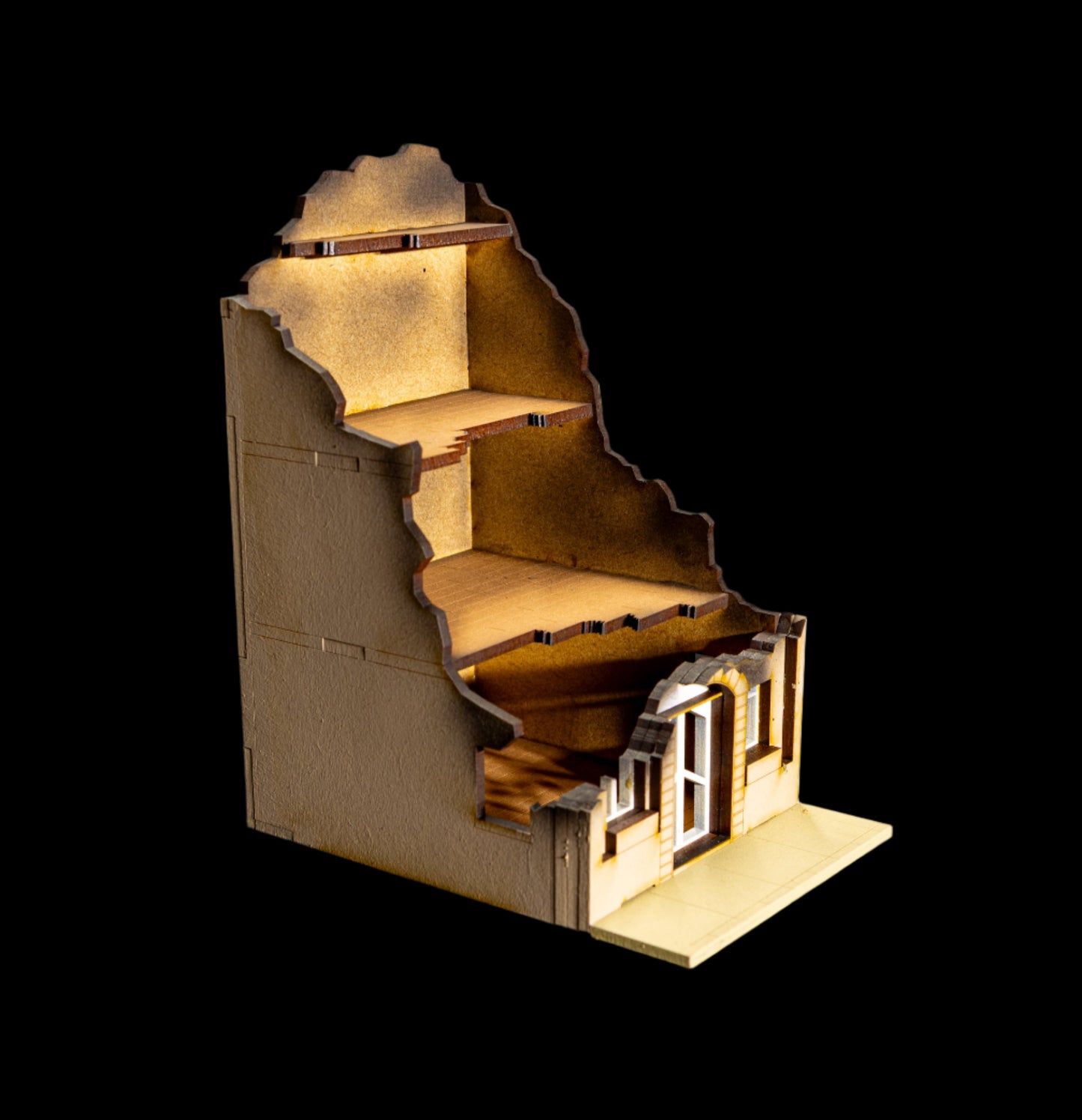 28mm European Building - 28MPNT516 (Painted and Assembled)