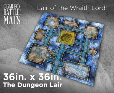 Battle Mat - The Dungeon Lair 3'x3'