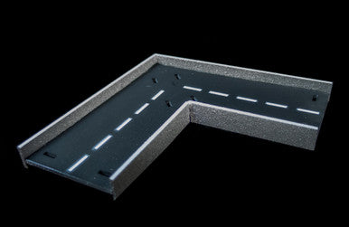 90 Degree Corner Roadway Section, 2 Lane - 10MROAD162-1