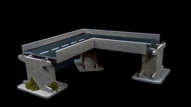 90 Degree Corner Roadway Section, 2 Lane - 10MROAD162-1