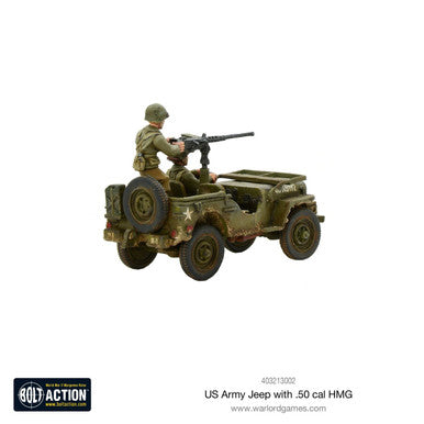 Bolt Action: US Jeep with 50 Cal HMG
