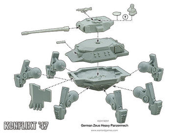 Konflikt '47 German Zeus Heavy Mechpanzer