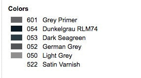 Model Air Set: AFV System: German Dark Grey (6) (8 ml)