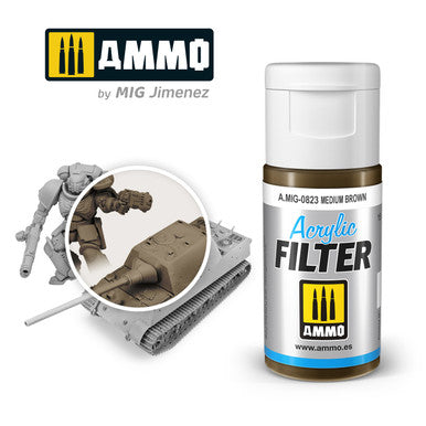Acrylic Filter - Medium Brown