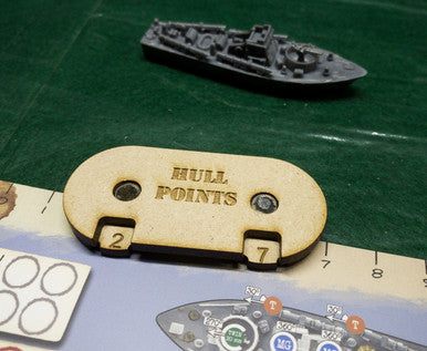 Cruel Seas Hull Points Marker