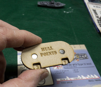 Cruel Seas Hull Points Marker