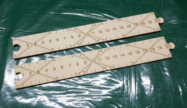 Cruel Seas Ruler Set - (Durable MDF)