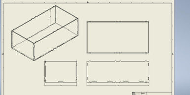 Project Box 6" x 12" x 4" - PROJECTBOX8-4(Tall)