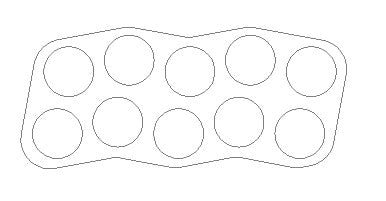 Movement Tray for 1" (25mm) Bases - BAtray10