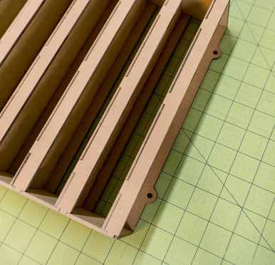 Hanging Shelf Unit (10" Wide - 6 Shelves)