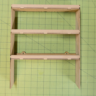 Hanging Shelf Unit (10" Wide - 3 Shelves)