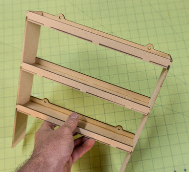 Hanging Shelf Unit (10" Wide - 3 Shelves)