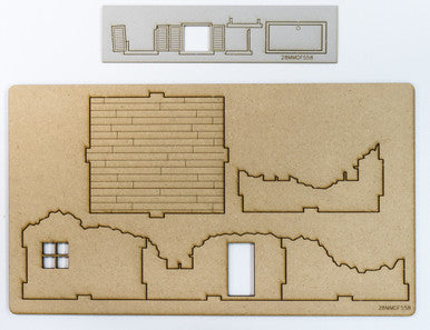28mm House Ruins - 28MMDF558
