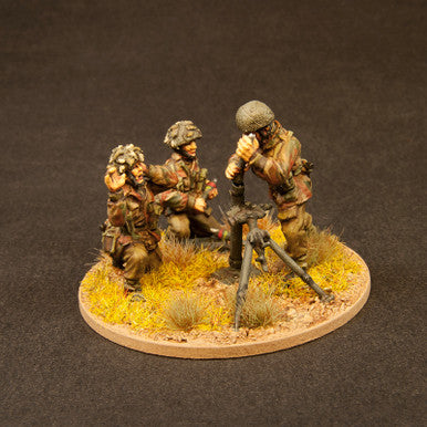 Brit Paras - Fire Support 1 (HMG & 3" Mortar) (6/Pk)
