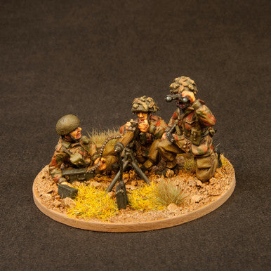 Brit Paras - Fire Support 1 (HMG & 3" Mortar) (6/Pk)