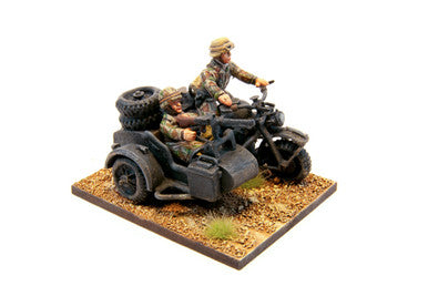 Fallschirmjaeger motorcycle + sidecar