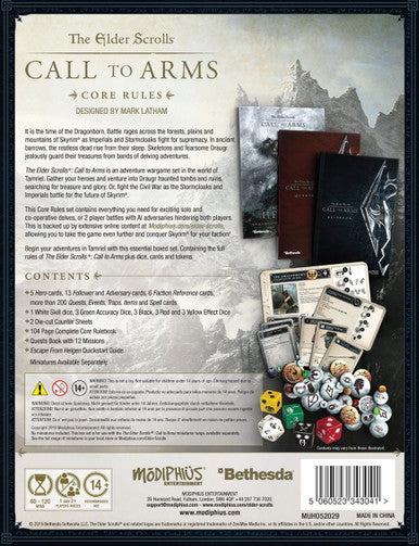 Elder Scrolls: Call to Arms - Rule Book