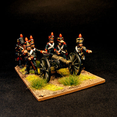 Early Fr Line Arty - 8lb Gun/crew