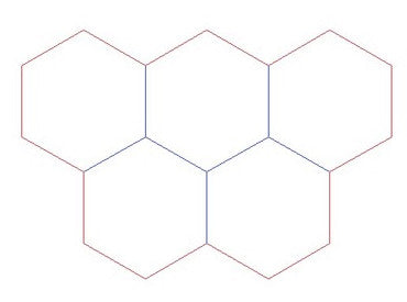 Hex Bases, Five Hex Base - (1.5") HEX150-15