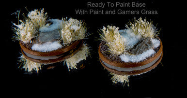 25mm Bolt Action Style Ready-to-Paint Bases (5/pk)