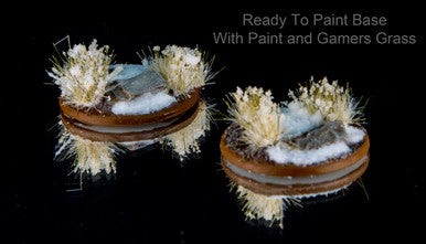 25mm Bolt Action Style Ready-to-Paint Bases (5/pk)