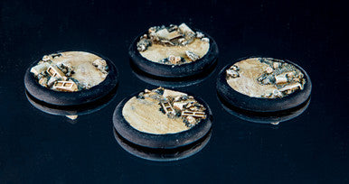 30mm Urban Rubble Lip Bases (4/pk)