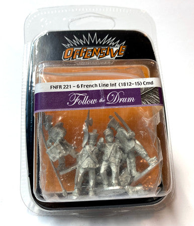 French Line Inf (1812-15) Command (6/pk)