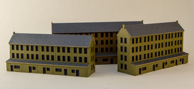 3mm Row Houses (Matboard) - 3MMCSS060