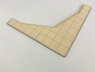 Optional Sidewalk Piece for 28mm Corner Building - 28MMDF525-1