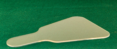 81mm x 127mm (3.2" x 5") Bolt Action Bases - 1/16" Clear Acrylic