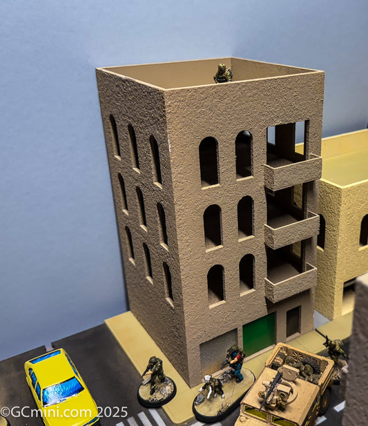28mm Middle East Four Story Building - 28MMDF289
