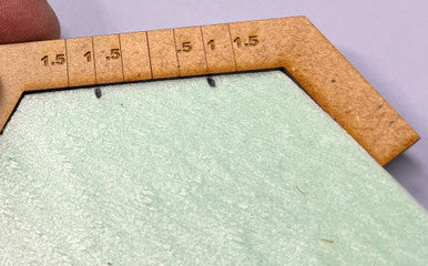 Road and River marking template - 4" Hex