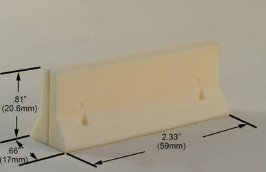 28mm Concrete Barriers, K-Rails (5 Per Kit)