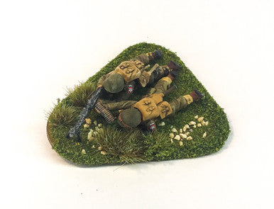 Bolt Action MG Team Base - 1/16" Clear Acrylic