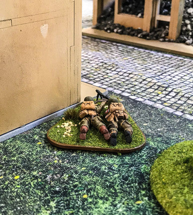 Bolt Action MG Team Base - 1/16" Clear Acrylic