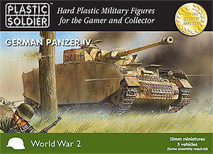 15mm Easy Assembly German Panzer IV Tank