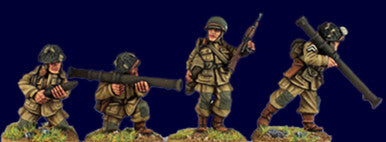 Artizan WWII 28mm: US Airborne Bazooka Team (4)