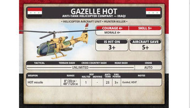 Team Yankee: Iraqi Unit Cards (x43 cards)