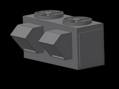 Rooftop AC Unit - Digital Asset - STL FIle for 3D Printing